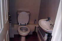 Garage Conversion ~ Cloakroom